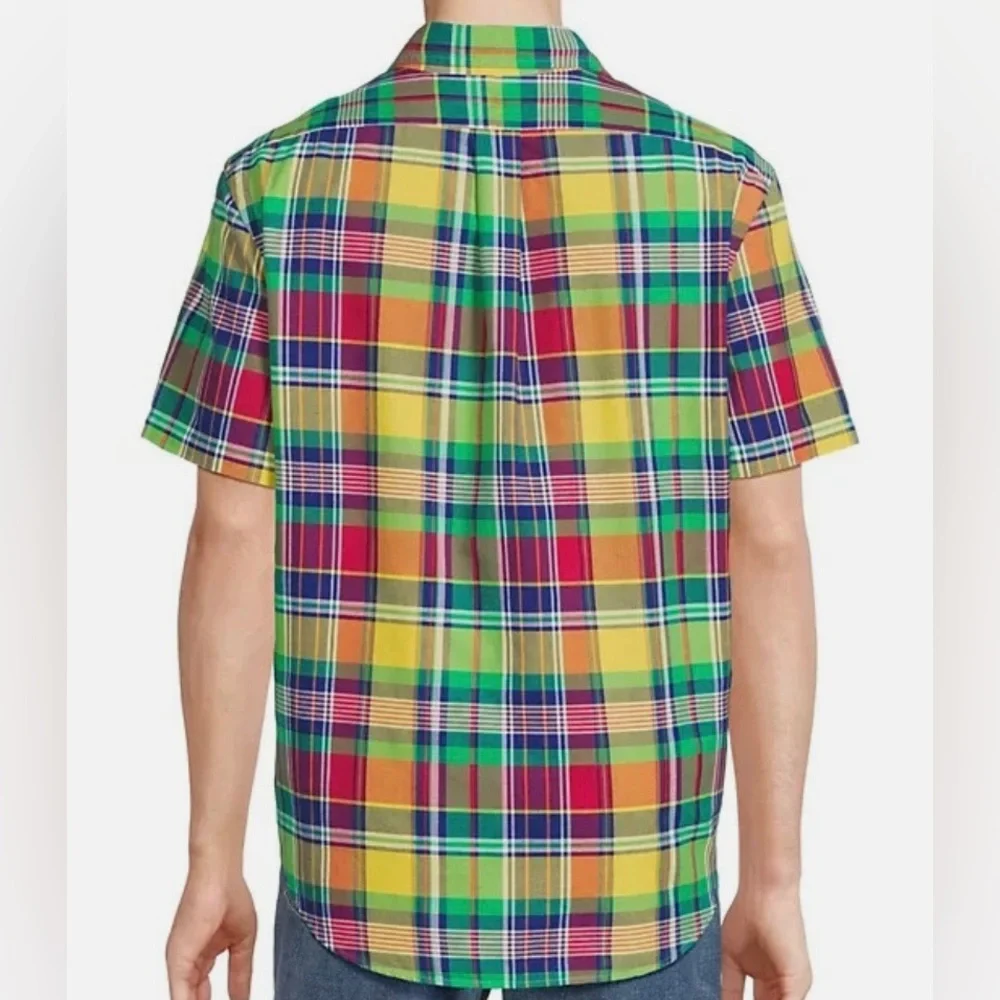 Polo Ralph Lauren Men's Plaid Cotton Oxford Shirt Size XL - Picture 3 of 7